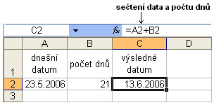 Výpočty s datumy v Microsoft Excel