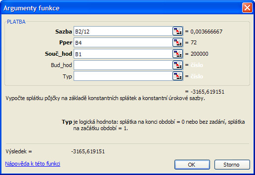 Marek Laurenčík, JUBELA, s.r.o. - Výpočet úvěru v MS Excel 