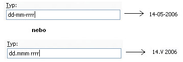 Vlastní formáty pro data a čas v MS Excel