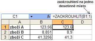 Problematika zaokrouhlování čísel v Microsoft Excel