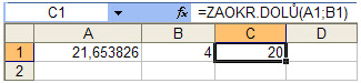 Problematika zaokrouhlování čísel v Microsoft Excel