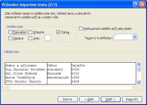 Import dat z textových souborů do MS Excel - Jubela s.r.o.